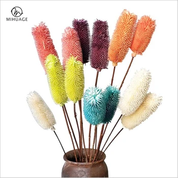 

MiHuaGe Hairy Fruit Flower Artificial Dried Everlasting Flower Living Room Home Decor DIY Art Flower Arrangement Supplies