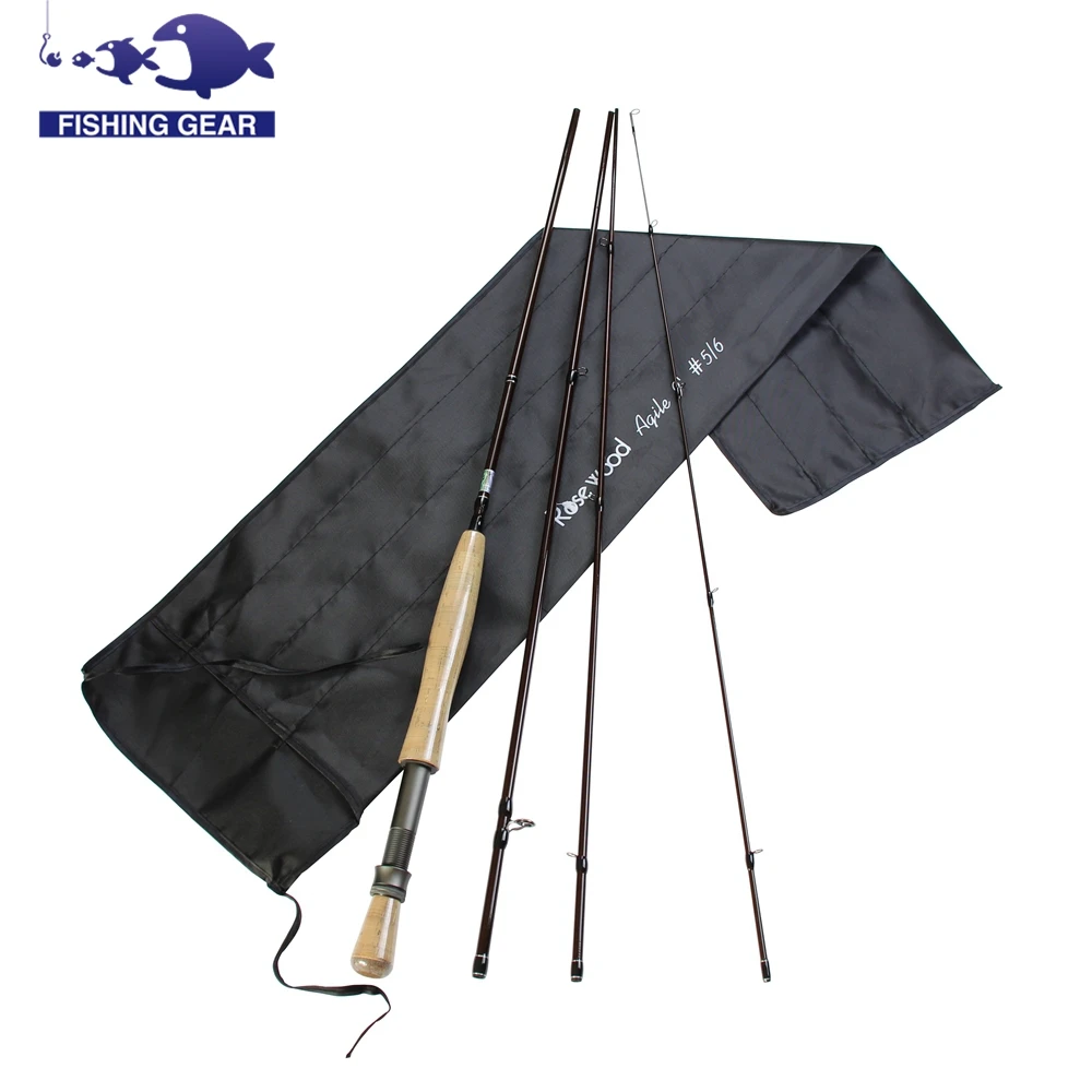 2.7m 4 Piece Lightweight Ultra Portable Fly Fishing Rod Carbon Fiber