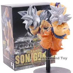 Dragon Ball Z Son Goku Ultra Instinct BWFC Banpresto мировая фигурка Колизей ПВХ модель игрушки коллекционная