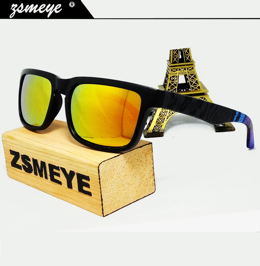 

ZSMEYE brand hot Wholesale sales square men and women oculos ken block helm mirrored de sol 43 UV400 Free shipping