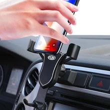 Для Volkswagen Tiguan 2010 2011 2012- держатель на вентиляционное отверстие автомобиля Регулируемый держатель для телефона Подставка для сотового мобильного телефона стабильная Колыбель