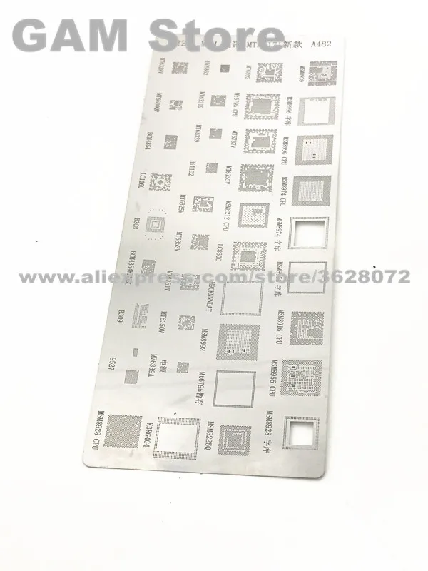 MSM8225Q 8212 8928 89568974 K3RG4G M76339A MT63329 6350V LC1160 B309 BCM4354 BGA трафарет реболл Прямой нагрев шаблон