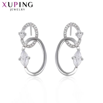 

Xuping Fashion Exquisite Earrings with Synthetic Cubic Zirconia Jewelry for Women Girls Sweet Little Fresh Gift 92726