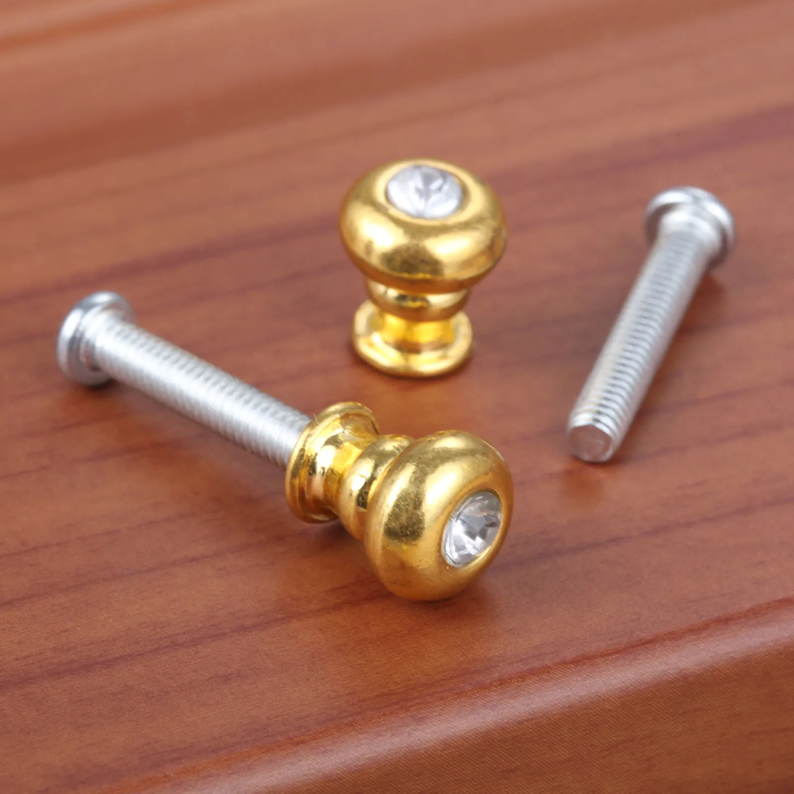 5Pcs Furniture Cupboard Handles With Rhinestone Drawer Pull Knob Cabinet Dresser Handle Antique Box Drawer Door Pull Handle