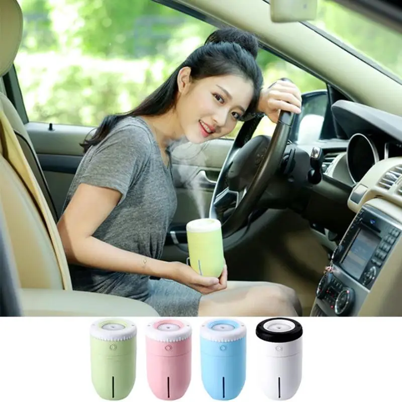 

200ML Mini Air Humidifier Moisturizing 7 colors LED Night Light Aroma Diffuser Car Aromatherapy Air Purifier Mist Maker for home