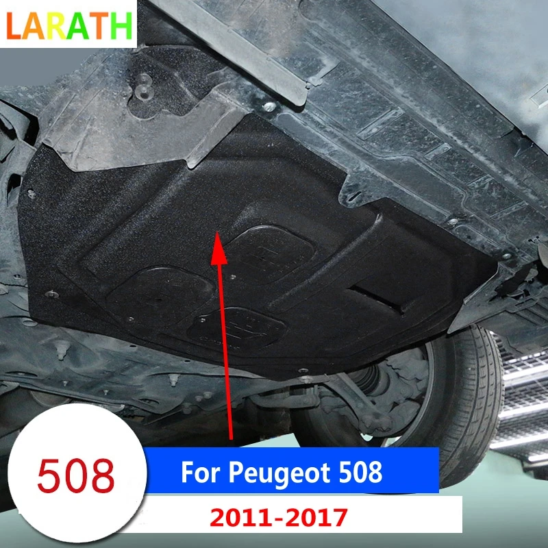 Автомобильный Стайлинг для peugeot 508 2011-, пластиковая защита двигателя, опорная плита, крыло, двигатель из легированной стали