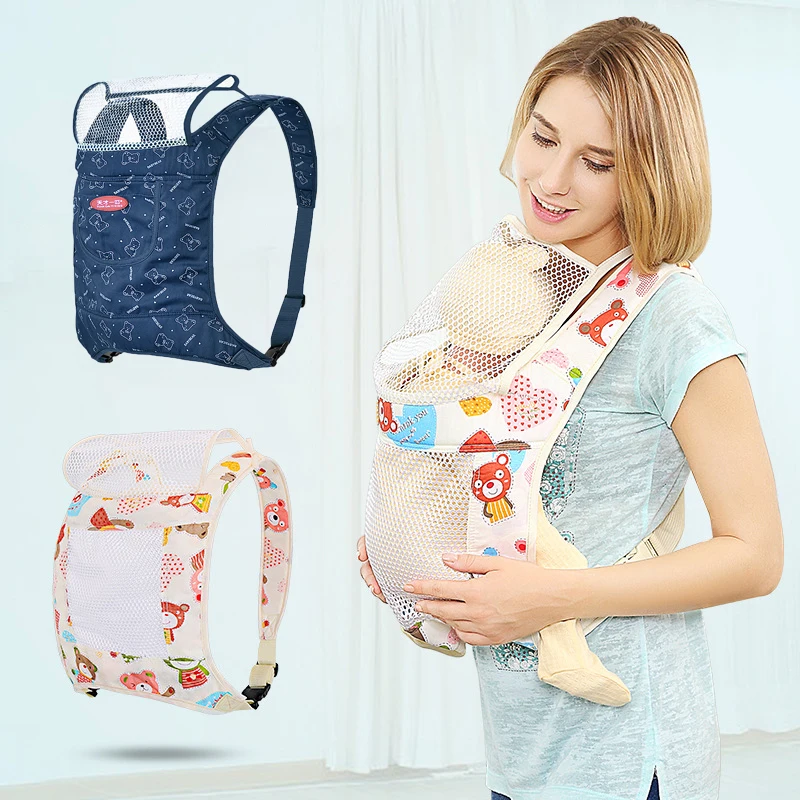 

Portable Ergonomic Baby Carrier Sling Breathable Kangaroo Hipseat Backpacks & Carriers Multifunction double Shoulder 3-36M