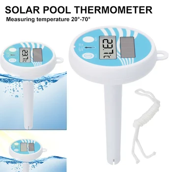 

Solar Powered Digital Thermometer Swimming Floating Pool Accurate Water Temperature Gauge DX88