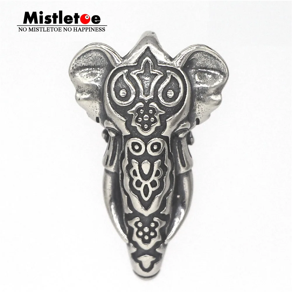 

Mistletoe 925 Sterling Silver Elephant Lock Clasp Charm European Jewelry