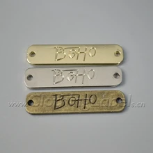 Изготовленный на заказ ярлык одежды металла, материал сплава цинка, никель свободный, никакой цвет выцветает, свяжитесь я для дешевой стоимости и цены доставки