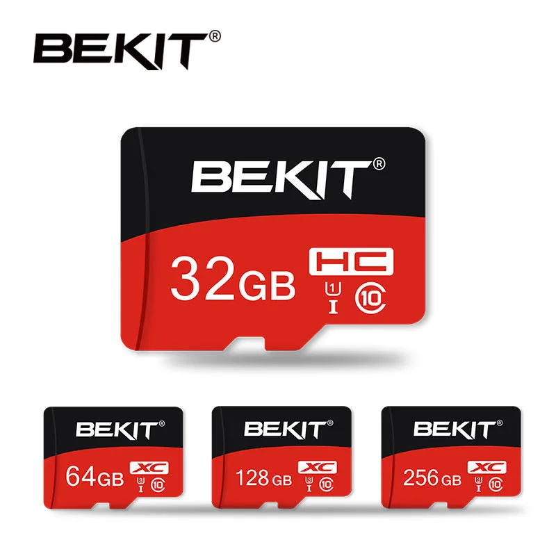 Bekit карта памяти Micro SD карта 256 ГБ 128 Гб 64 ГБ 32 ГБ 16 ГБ 8 ГБ Microsd карта класс 10 U1 U3 TF SD карта мини флэш-карты для телефона