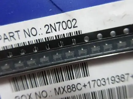 MCIGICM 2N7002 SMD 100pcs 60V 115mA Triode Transistor smd SOT-23 MOSFET N-CHANNEL | Электроника