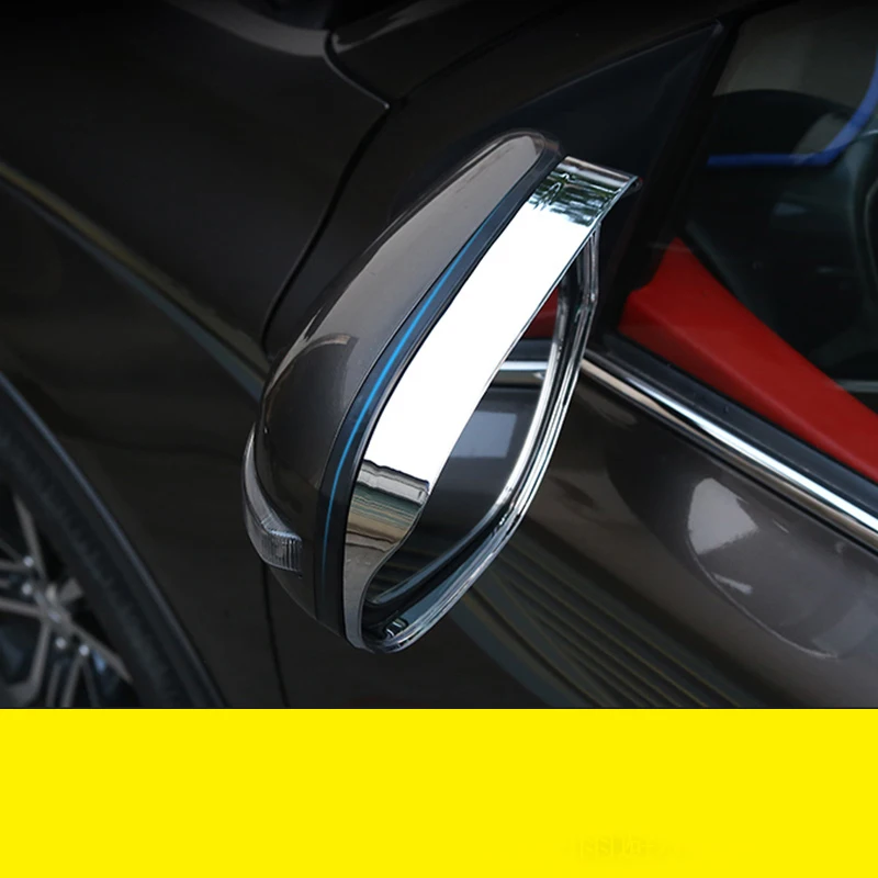 Зеркало заднего вида дождь брови крышка двери боковой заднего вида зеркала протектор автомобильные аксессуары для Mitsubishi Outlander 2013