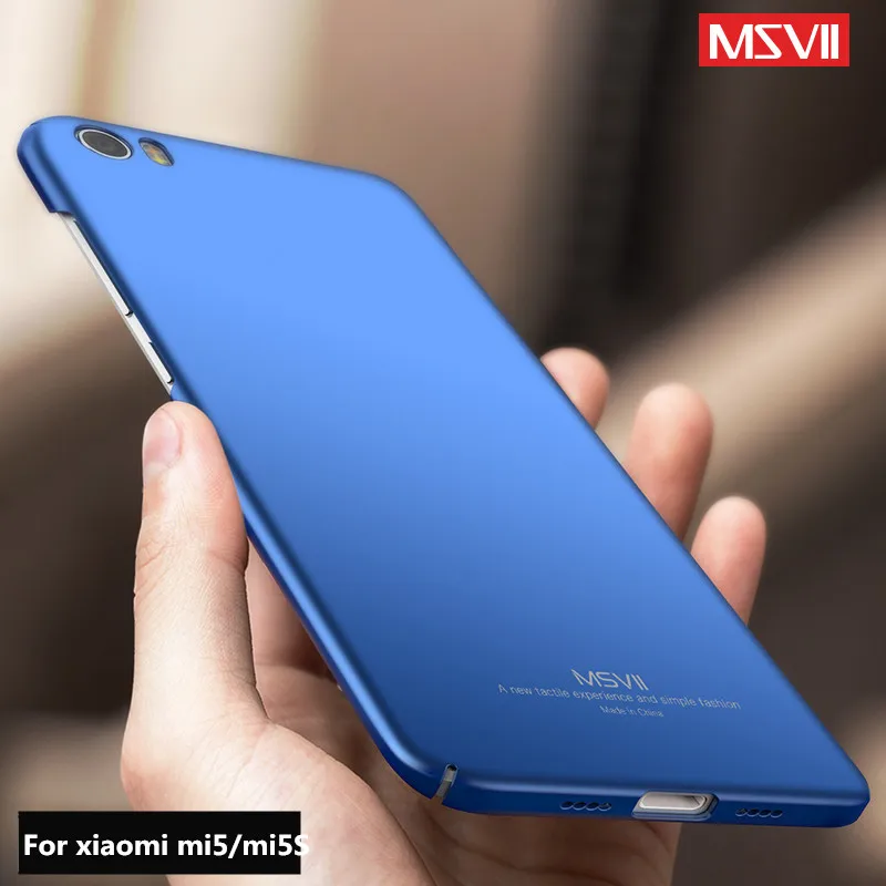 Чехол для xiaomi mi 5 5s роскошный тонкий чехол Msvii Xiomi mi5 mi5s pro prime задняя крышка ПК чехлы