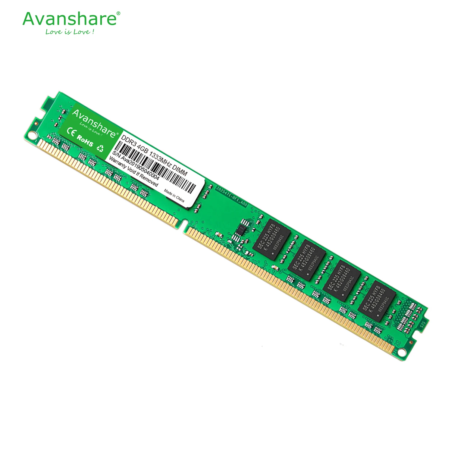 

Avanshare DDR3 Ram 8GB 4GB 2GB 1333MHz 1600MHz Desktop Computer Memory Module For AMD Intel Inter Stick 240pin 1.5V 4.7