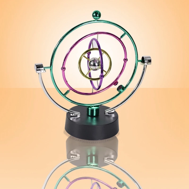 1 шт., модель солнечной системы, настольные игрушки, Ньютонов, колыбель, вечное движение, сферический маятник, вращающаяся настольная орбитальная игрушка