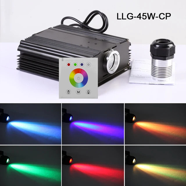 Twinkle star fiber optic lights LED light engine driver with RF color