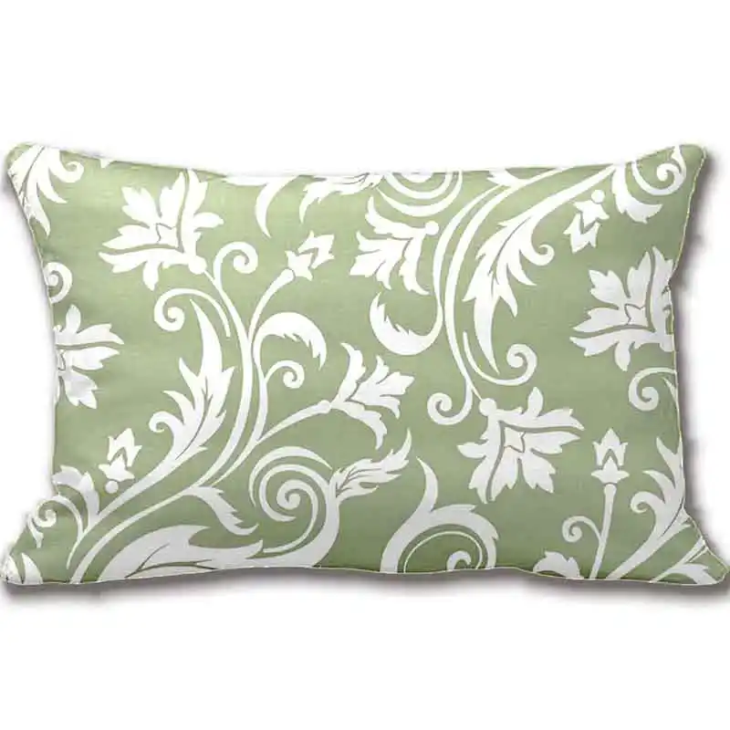 Sage Green Vintage Damask Pattern Throw Pillow Decorative Cushion Cover Pillow Case Customize Gift By Lvsure For Car Sofa Seat Cushion Cover Cushion Cover Patternpattern Cushion Covers Aliexpress