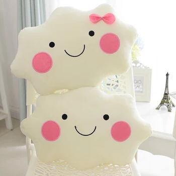 

Cartoon Clouds Baby Plush Baby Room Decor Bedding Crib Decor Pillow Newborn Infant Pillow Doll Pillow Cushion Boys Girls