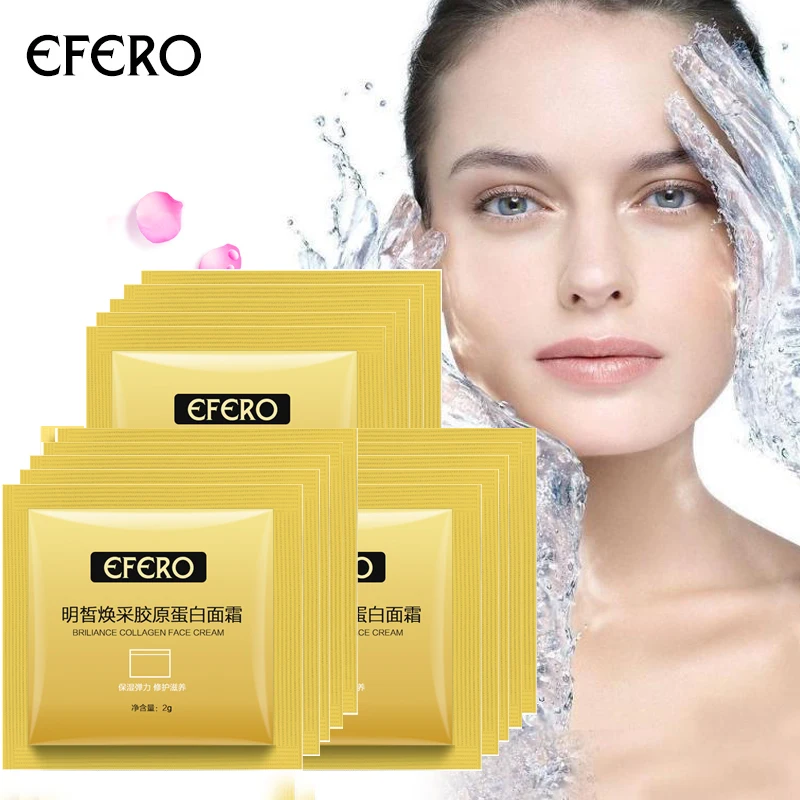 EFERO 10 упаковок отбеливающий крем с гиалуроновой кислотой против морщин антивозрастная Сыворотка для восстановление лица увлажняющий крем для ухода за кожей