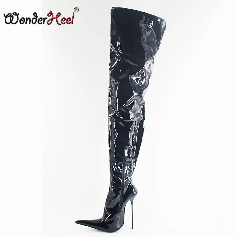 long pointed heels