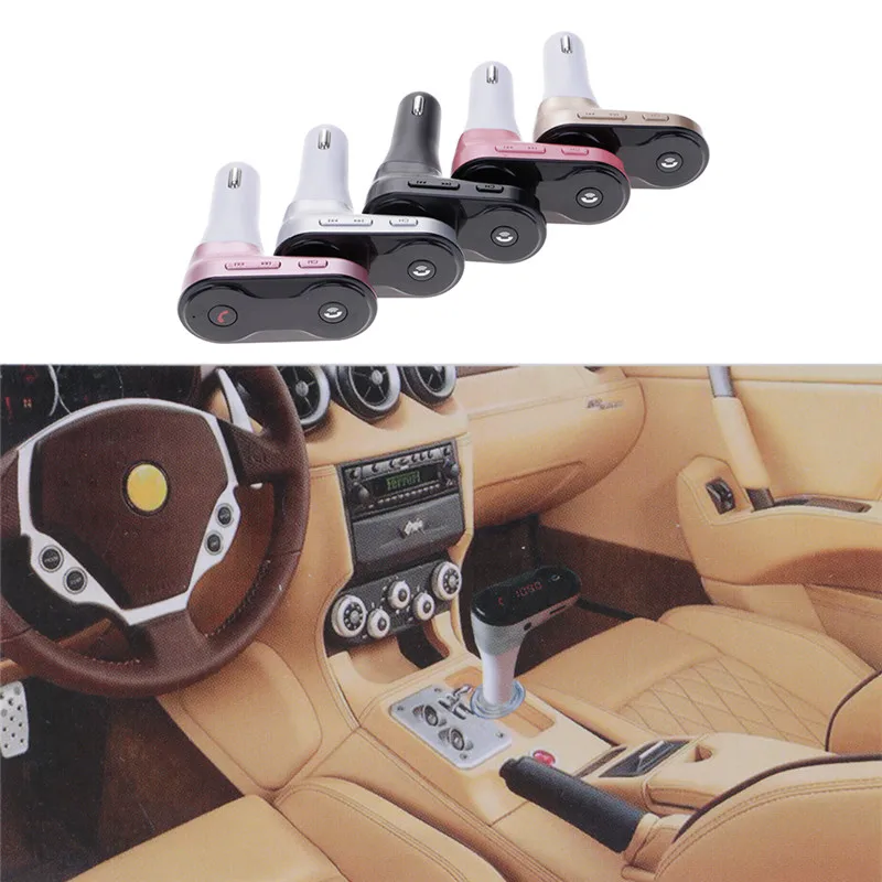 

MP3 Player Car Bluetooth FM Transmitter Wireless Handsfree With USB TF Charger