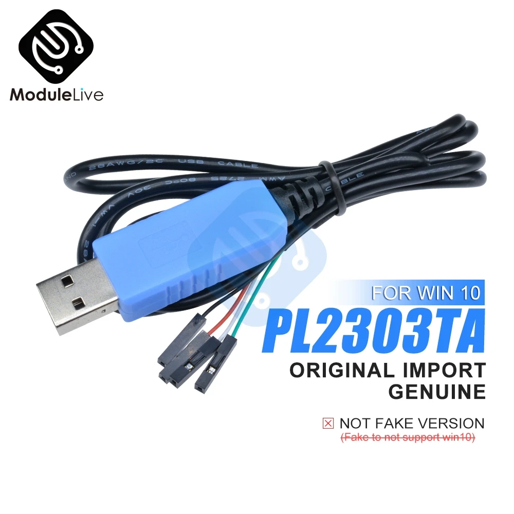 Original 1M PL2303TA USB to TTL Serial Cable Download Debug Console Converter Compatible with Win7/8/10 Replace PL2303HX | Обустройство