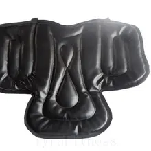 Черная подушка для седла для верховой езды, мягкая подушка для сиденья для верховой езды, оборудование для верховой езды, бренд KUNGFU BROTHER
