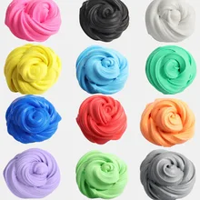 Wallfire красочные пушистые Floam Slime Ароматические снятия стресса No Borax Детская Игрушка антистресс Sludge хлопок грязевой релиз глина игрушка