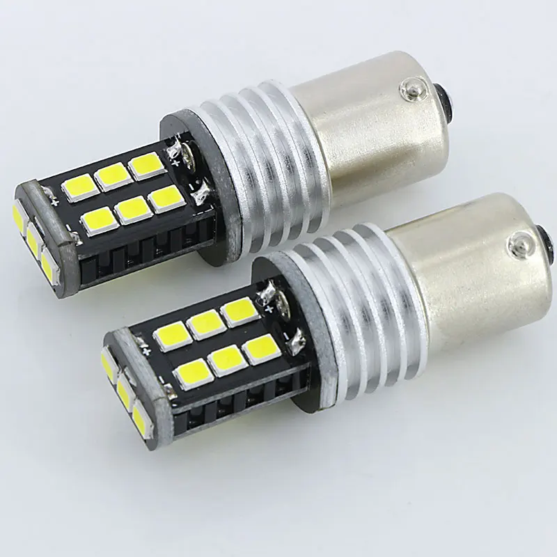 Apmatauto 2x Белый 1156 pw21 Ba15s 3030 15-SMD светодиодный заднего Реверсивный фонарь для Mercedes Benz w204 C класса 2007