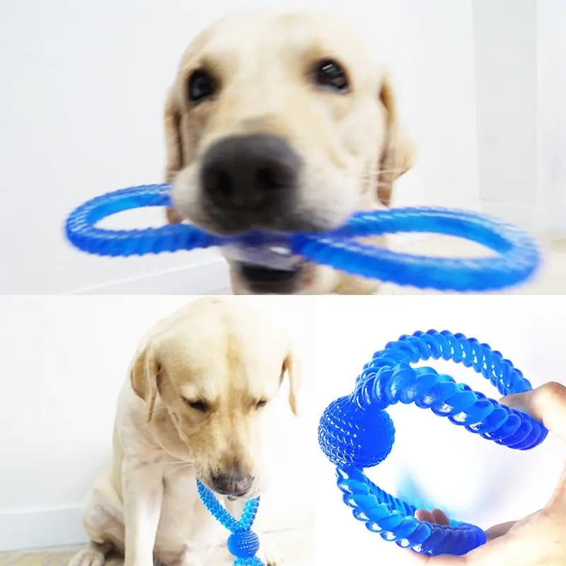 

8-Shaped TPR Dog Training Supplies Floating Swimming Toys Bite-resistant Molar Toy Interactive Dog Toy Pet Products