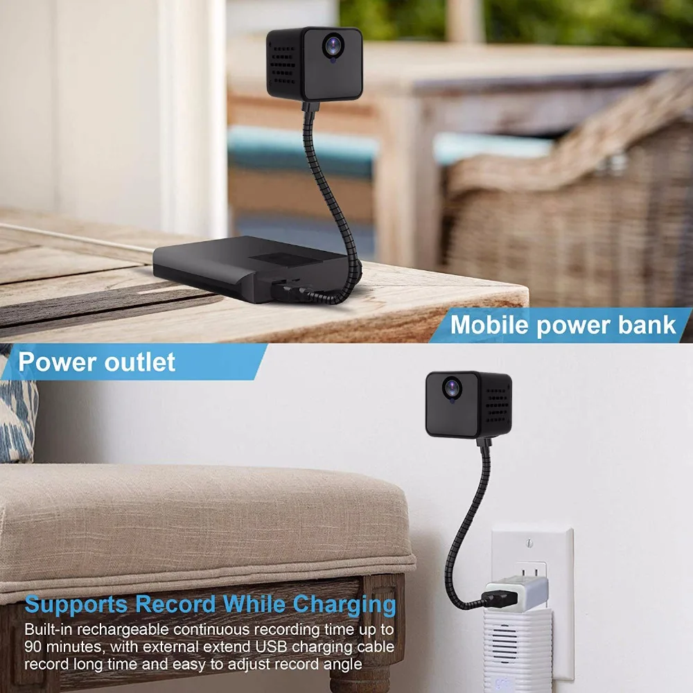 Ночная версия 1080P Wi Fi IP мини камера беспроводная для записи видео Поддержка