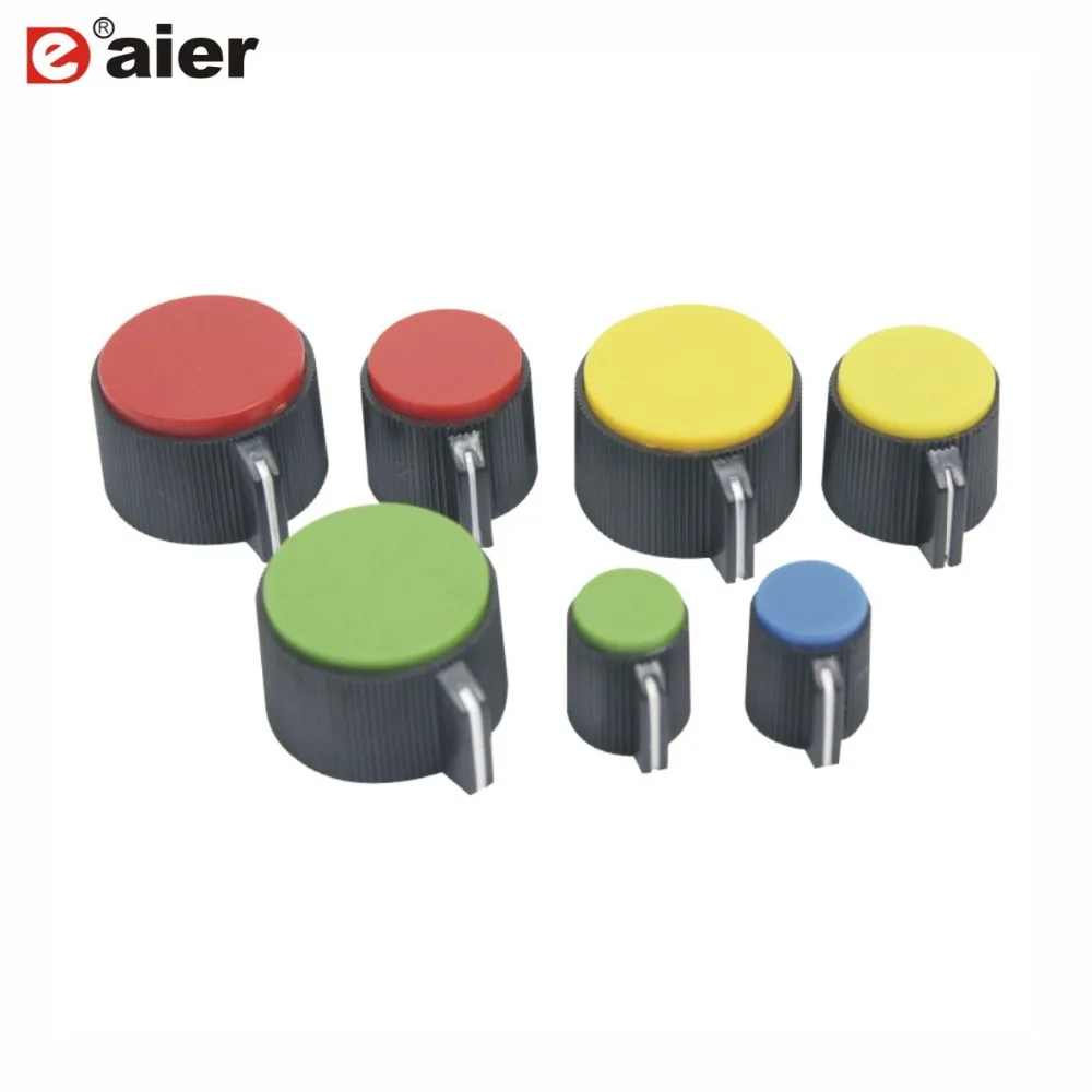 

100PCS KN113-C plastic knurled AMP audio pedal guitar knob