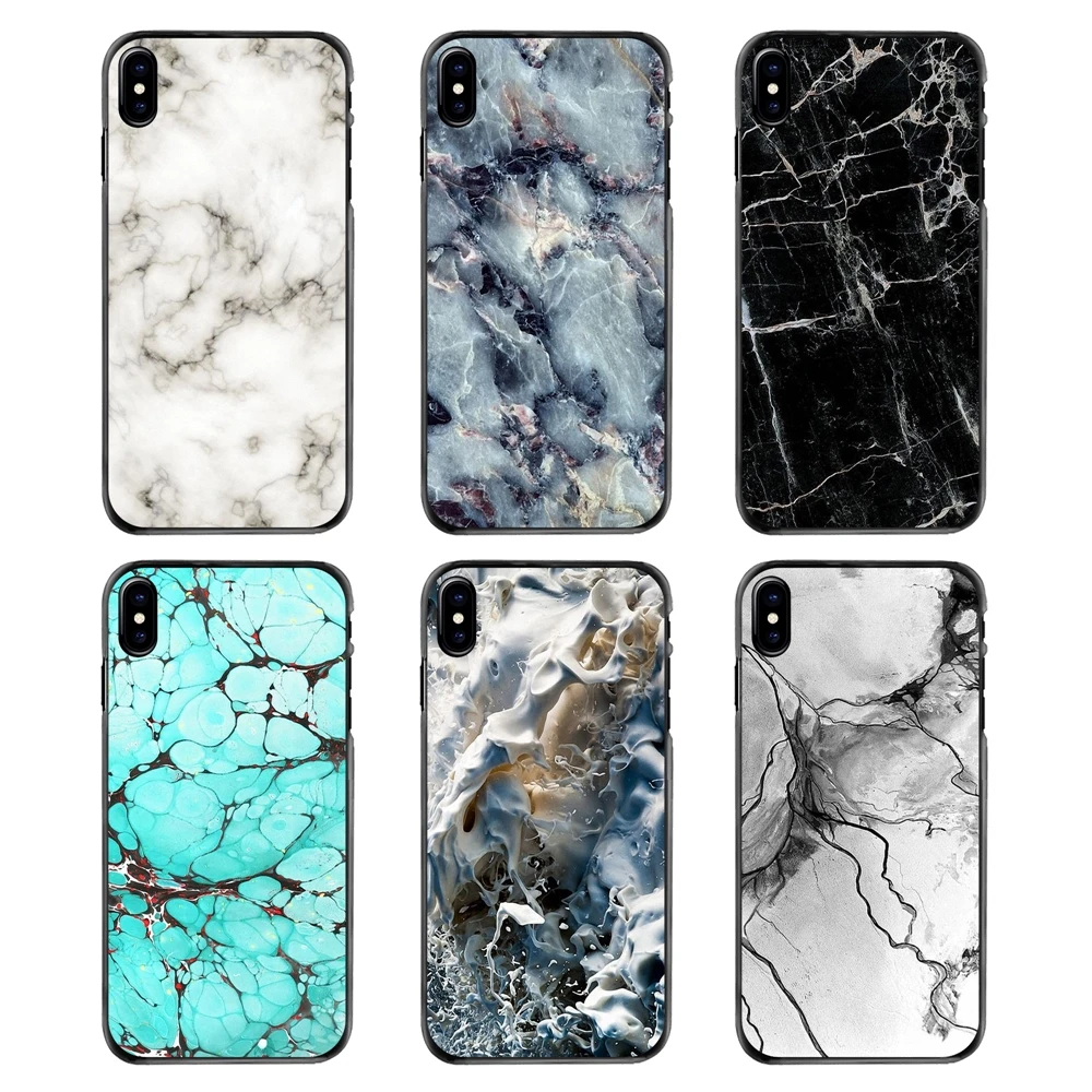 

For Samsung Galaxy A3 A5 A7 A8 J1 J2 J3 J5 J7 Prime 2015 2016 2017 White Black Marble Stone texture patter Accessories Cover Bag