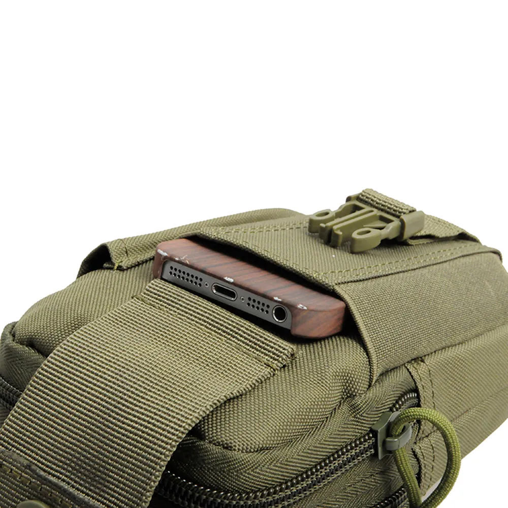 800D Охота тактический Molle WaistBag прочный случай мобильного телефона EDC Молл сумка инструмент 4,5 "-6" лямки waistPack для пояса