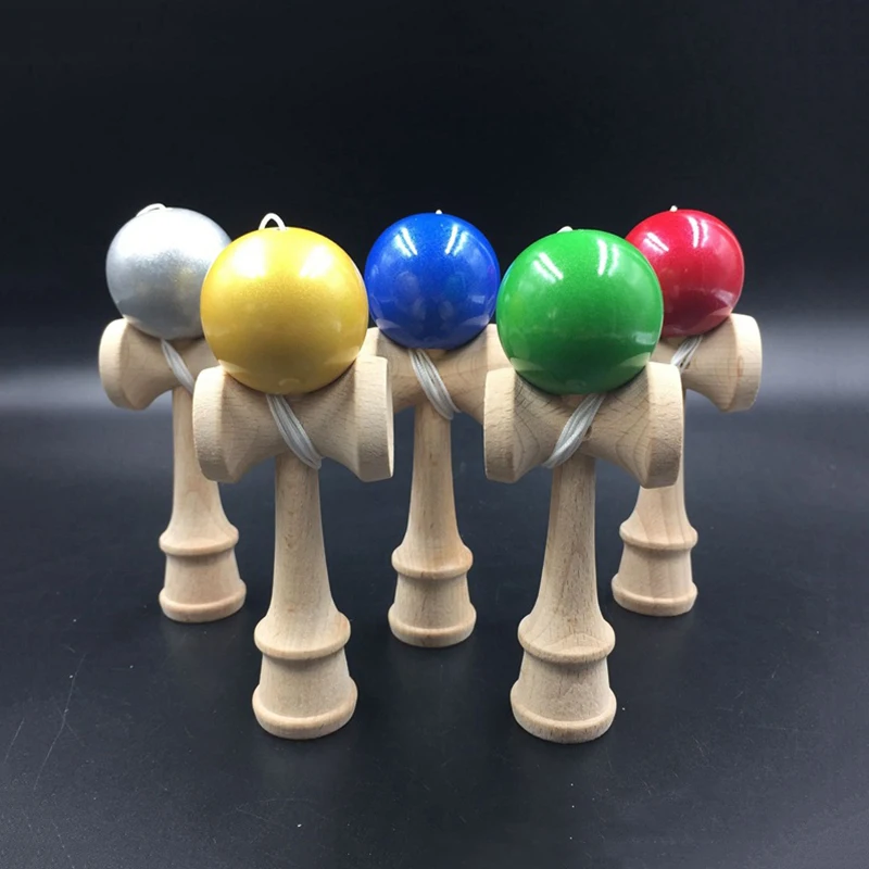 12 см мини-кендама деревянные игрушки PU краски Kendama умелые жонглирование мяч игра для детей Профессиональный японский досуг спорт