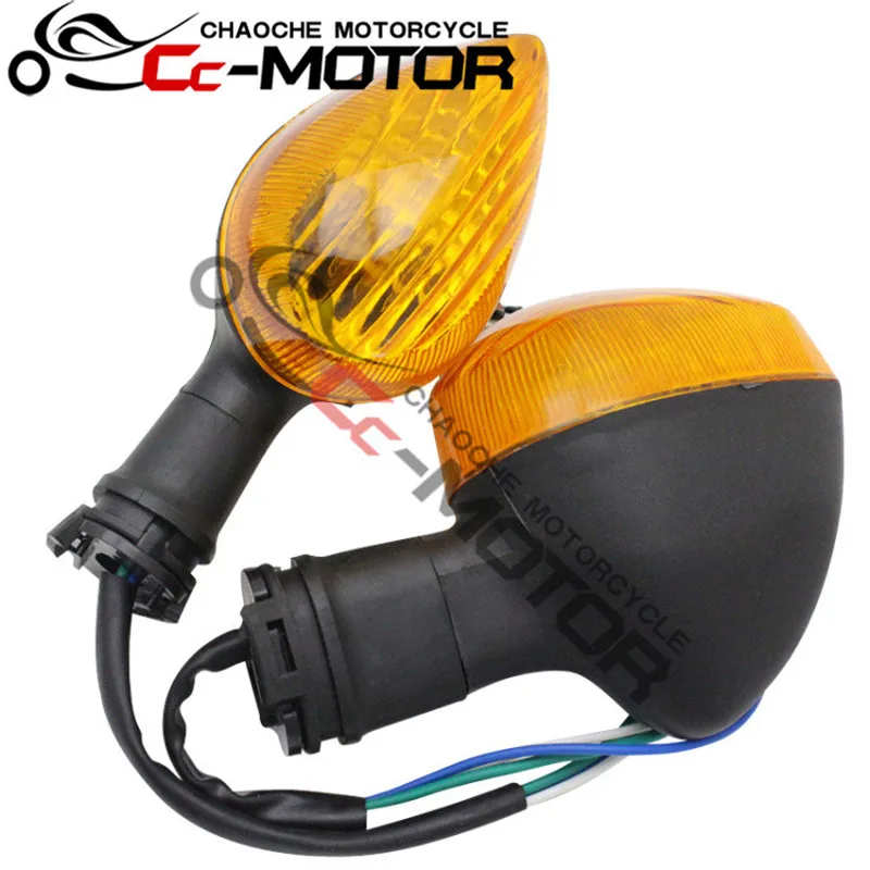 

1 pair Motorcycle Turn Signal Indicators Motorbike Front Rear Flasher Blinker Lights for Yamaha YZF R1 R6 FZ1 FZ6/N FZ8 98-14