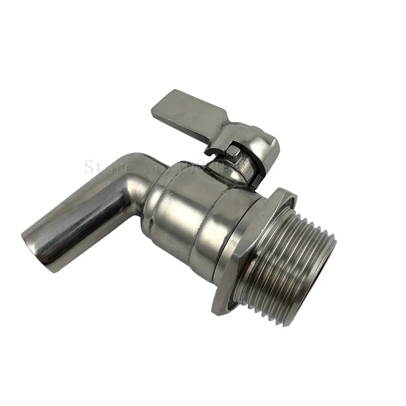 Stainless Steel Beer Brewing Faucet tap 1inch HomeBrew Barrel Keg Beverage Juice Dispenser Spigot Fermenter Fridge Kegerator Tap (8)