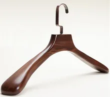 Deluxe Extra Big Long Wood Coat Garment Suit Hanger with Wide Shoulder for Big Tall Man (4 Pieces/Lot)