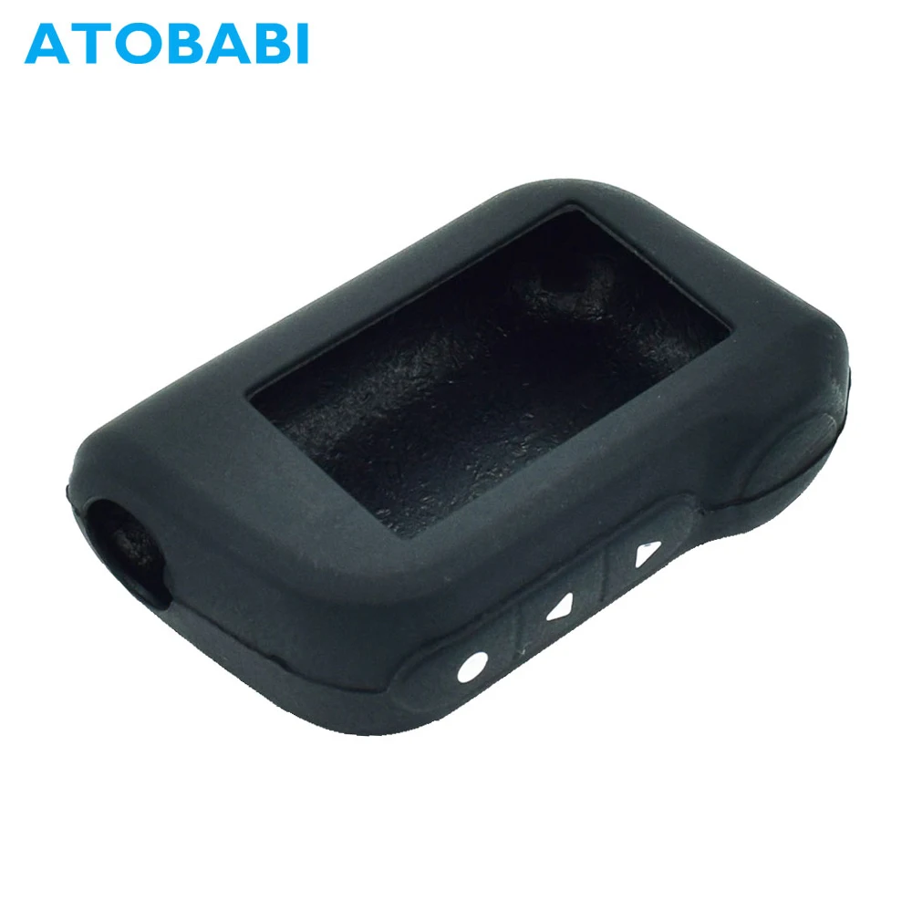 ATOBABI 10X силиконовый чехол для ключей A93 для StarLine A93 A63 A39 A36 A66 двухсторонняя Автомобильная сигнализация ЖК-пульт дистанционного управления брелок