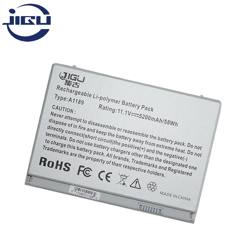 JIGU A1189 MA458 Replacement Laptop Battery For APPLE MacBook Pro 17