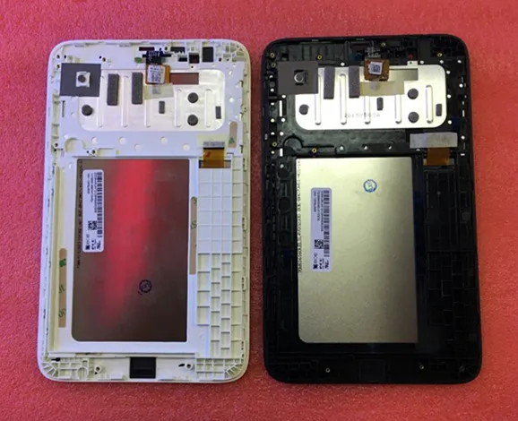 

LCD screen display+ touch panel digitizer with frame For 7.0" For Lenovo A7-30 A3300 White or black color free shipping