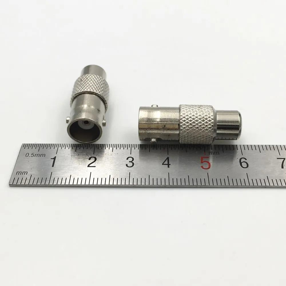 100 шт. разъем BNC мама к разъему RCA Переходник F/F соединитель для CCTV|Соединители| |