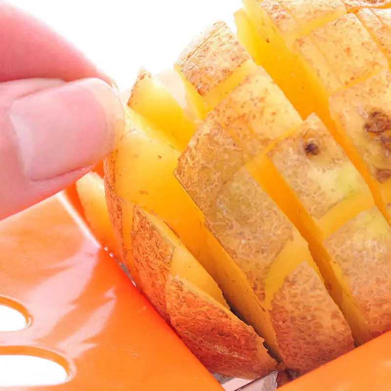 

Stainless Steel Potato Cutter Slicer Chopper Kitchen Cooking Tools Gadgets