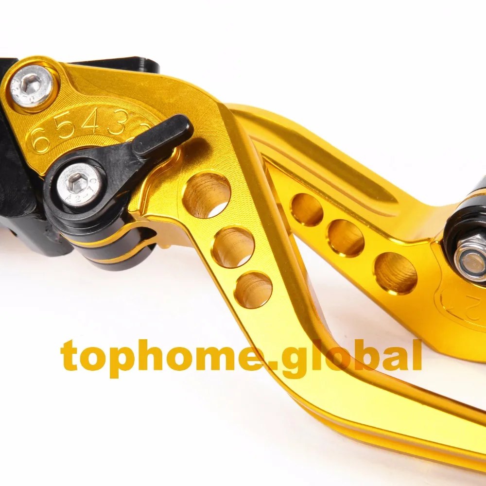 Motocycle-Accessorices-Brake-Levers-Aluminum-AlloyFor-Yamaha-YZF-R1-2002-2003-R6-1999-2004-Clutch-CNC