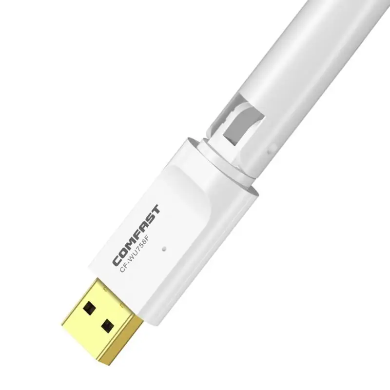 USB Wifi адаптер 650 Мбит/с беспроводной приемник ключ Ethernet Сетевая карта 6dBi антенна для Windows XP/7/8/8,1/1 Mac OS10.6-10.15