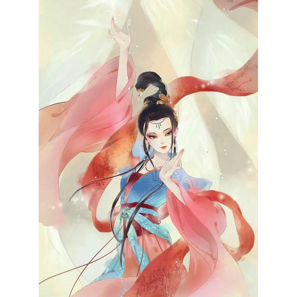 

Lao JieYuan 5D DIY Diamond Painting Cross Stitch Full Diamond Gril diamond Embroidery rhinestones lovely gift