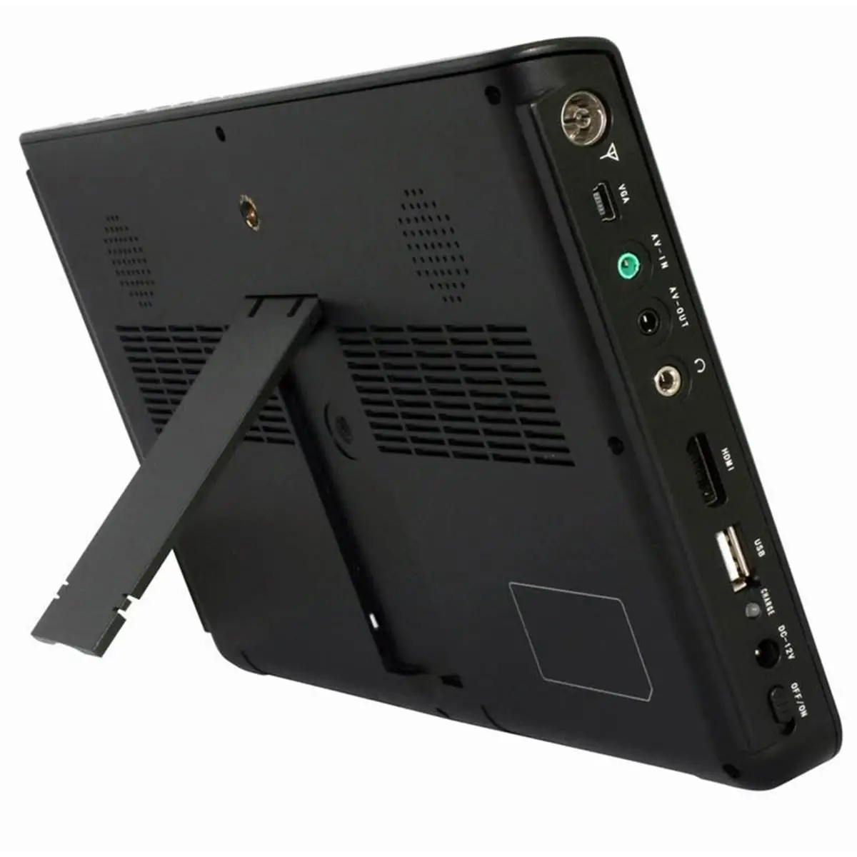 12V Portatile da 10.2 Pollici Digitale Analogico Televisione Dvb-T/DVB-T2 Tft Led Hd Tv di Sostegno