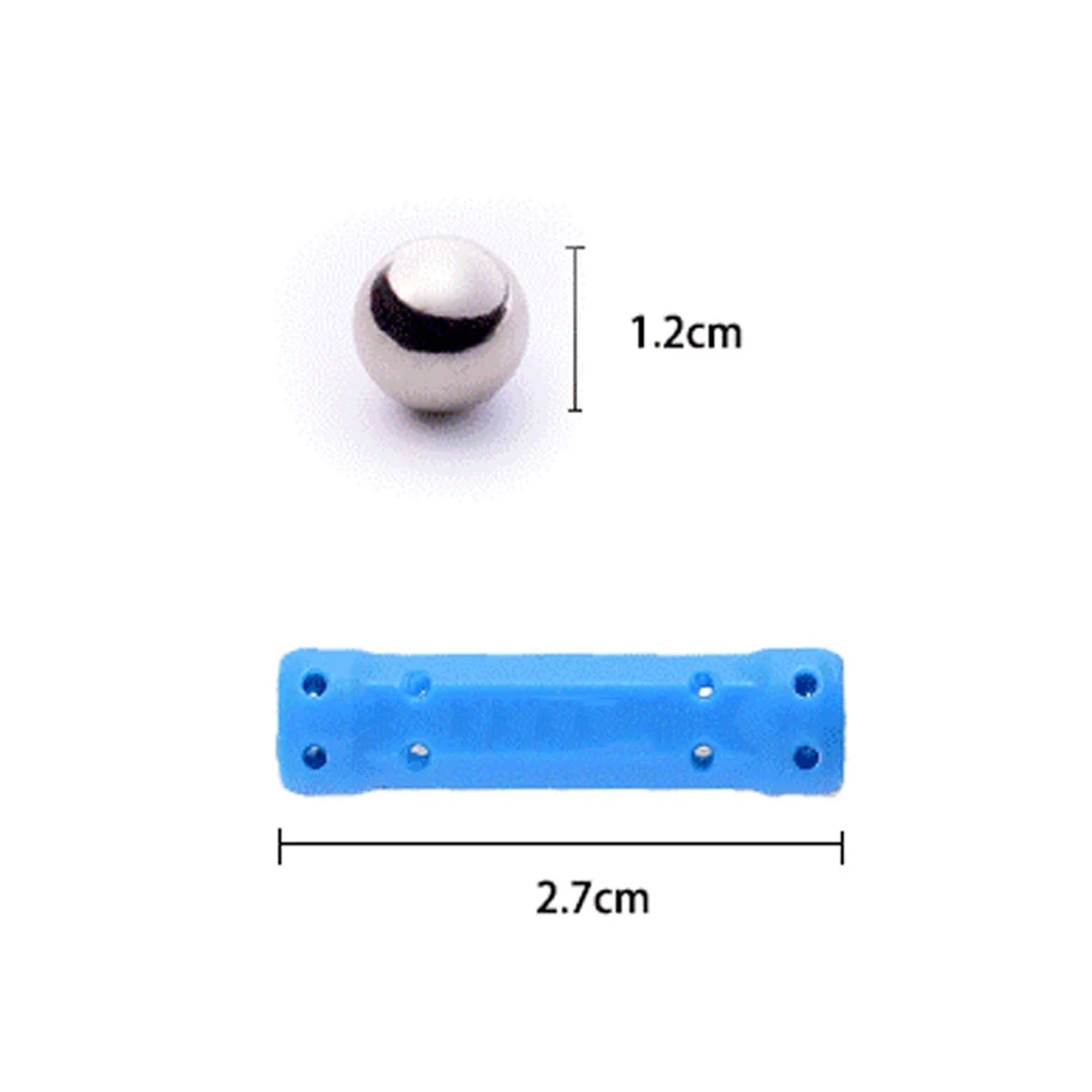 Kopen DIY Magnetische Ontwerp Blokken Magneet Bars Metalen bal 3D Bouw Speelgoed Accessoires Educatief Speelgoed voor Kinderen Geschenken