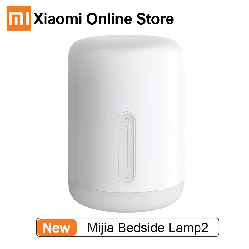 

2019 New Xiaomi Mijia Bedside Lamp 2 Light WiFi/Bluetooth LED Light Works with Apple HomeKit Smart Indoor Night Light